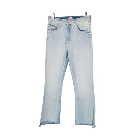 Mother The Insider Crop Step Fray High Rise Bootcut Jeans Sexico Mexico Size 28 - Picture 2 of 12